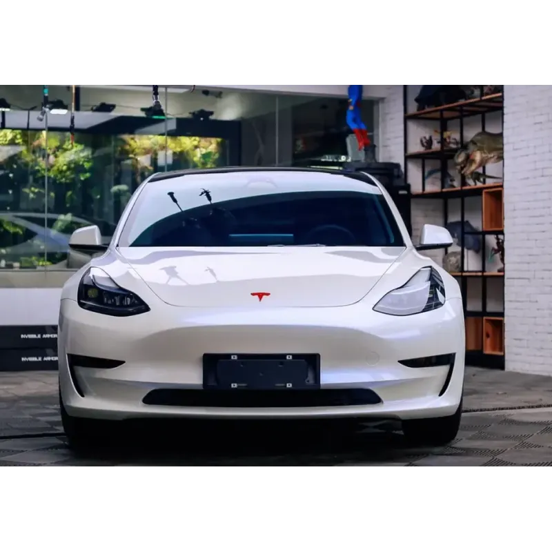 Glossy Aurora White Vinyl Car Wrap K-1610
