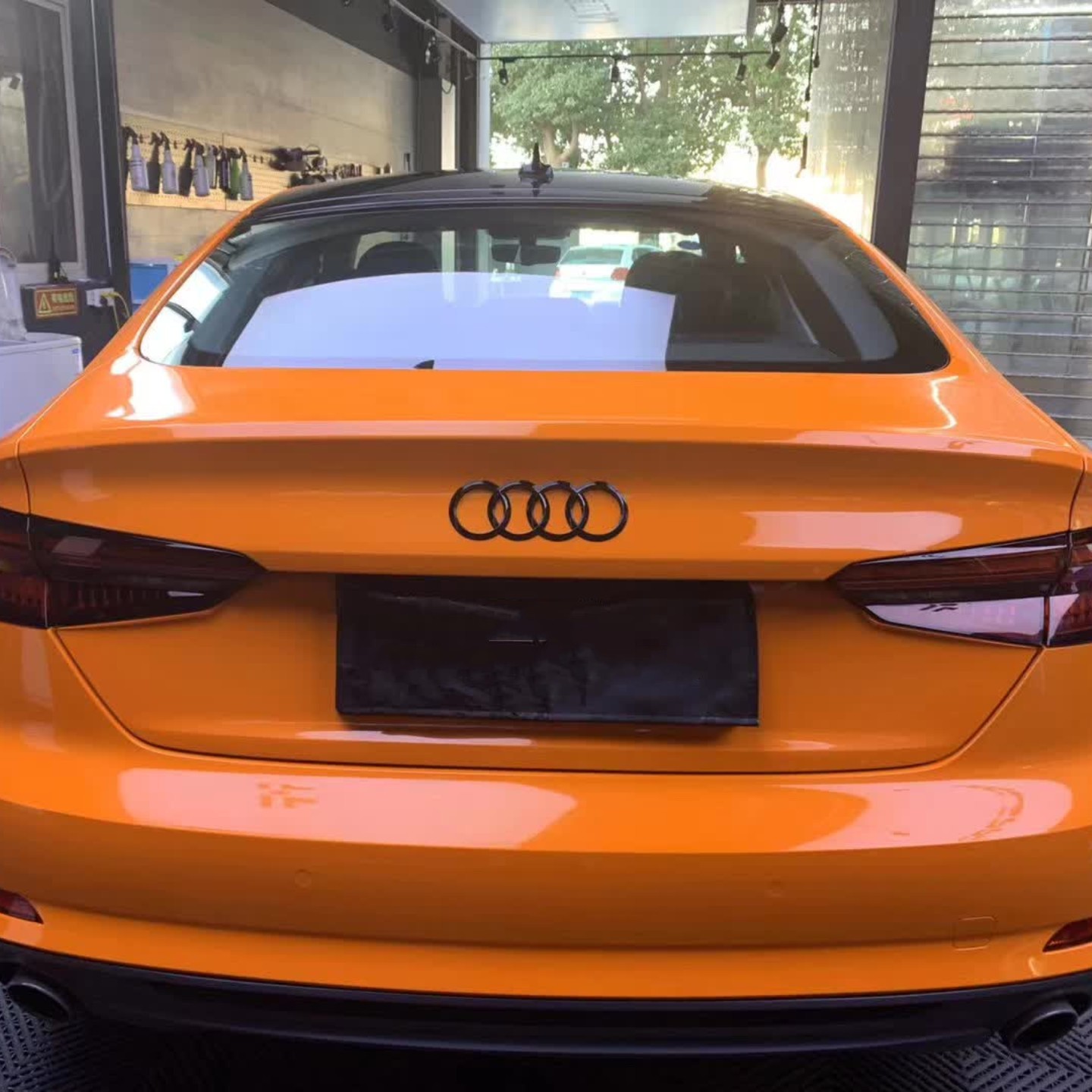 Glossy Crystal Orange Vinyl Car Wrap K-7003