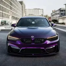 Glossy Midnight Purple Vinyl Car Wrap K-2114
