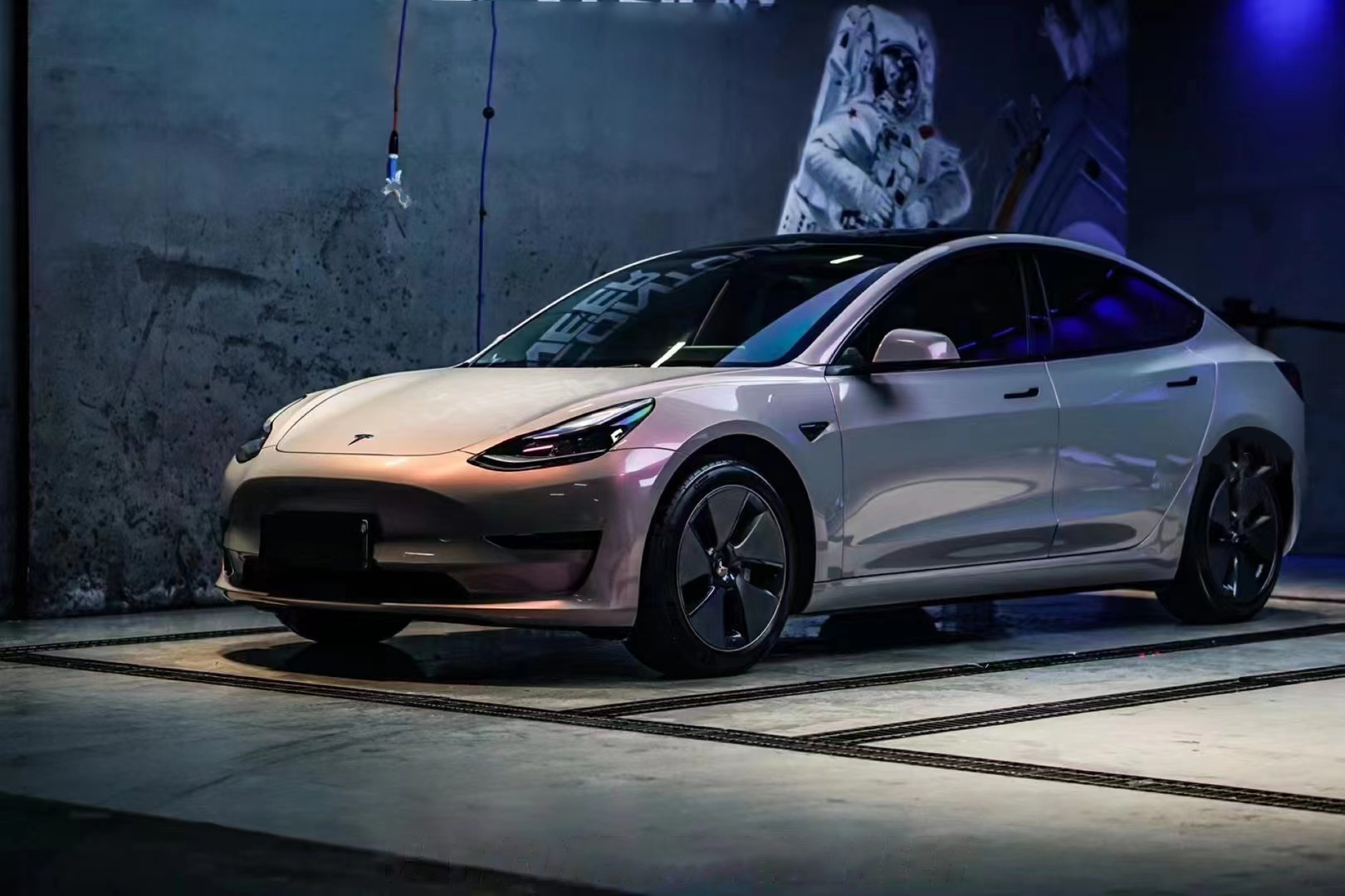 Glossy Volcanic ash Twin-Color change Candy Vinyl Car Wrap K-1702