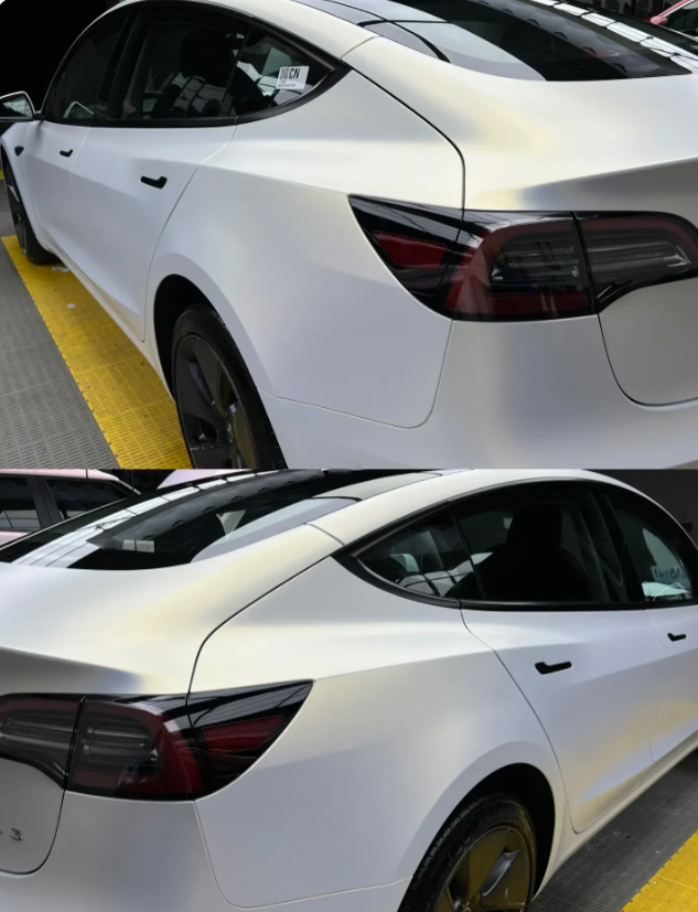 Pure Metal White Vinyl Car Wrap K-9206