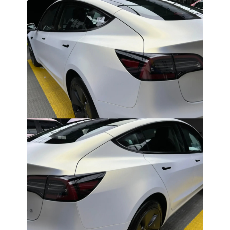 Pure Metal White Vinyl Car Wrap K-9206