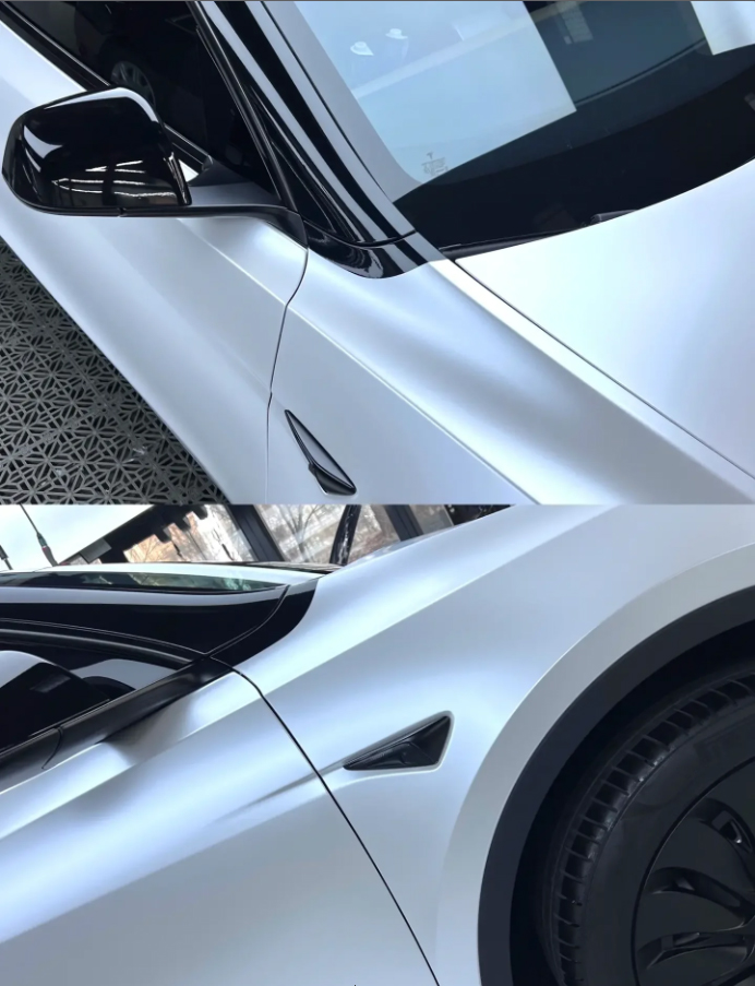 Pure Metal White Vinyl Car Wrap K-9206