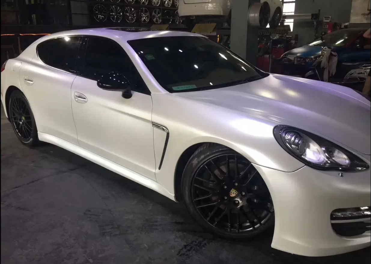 Pure Metal White Vinyl Car Wrap K-9206