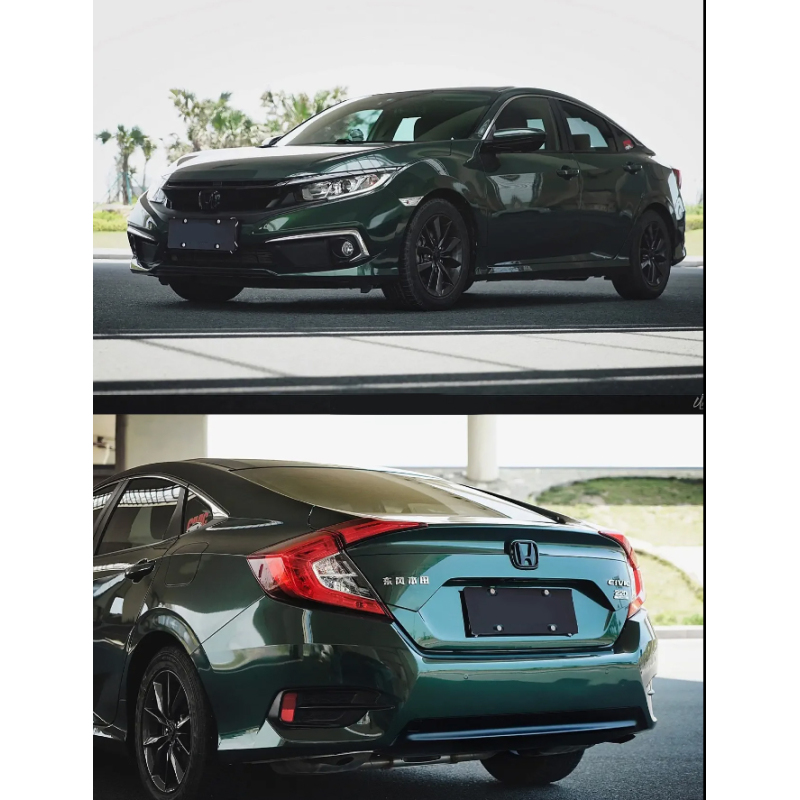 Glossy Gothic Blue Green Vinyl Car Wrap K-1421