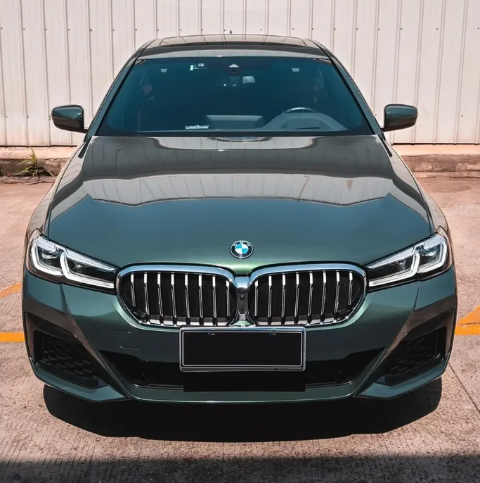 Glossy Gothic Blue Green Vinyl Car Wrap K-1421