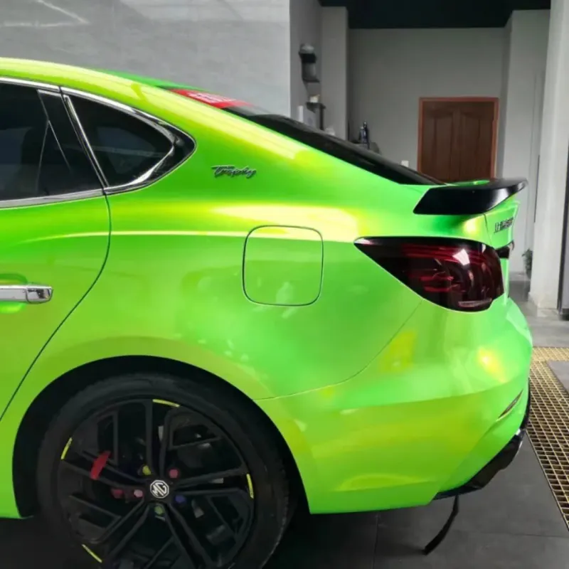 Magic Gold Green Vinyl Car Wrap K-5001