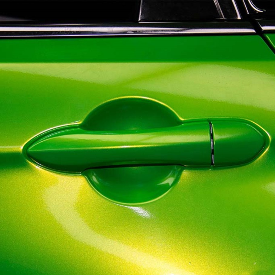 Magic Gold Green Vinyl Car Wrap K-5001