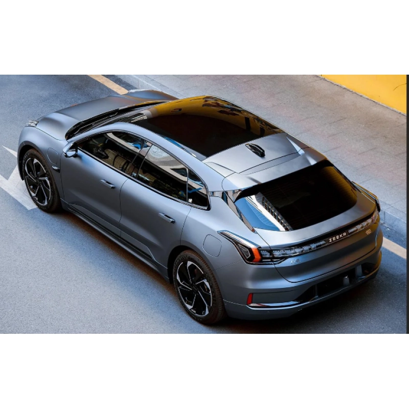 Matte Grey Blue Vinyl Car Wrap K-1203 02