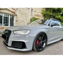 Glossy Light Nado Grey Vinyl Car Wrap K-1919