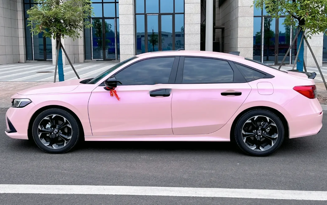 Glossy Twin Magic Pink Vinyl Car Wrap K-1705