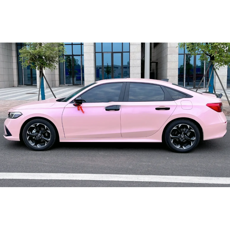 Glossy Twin Magic Pink Vinyl Car Wrap K-1705