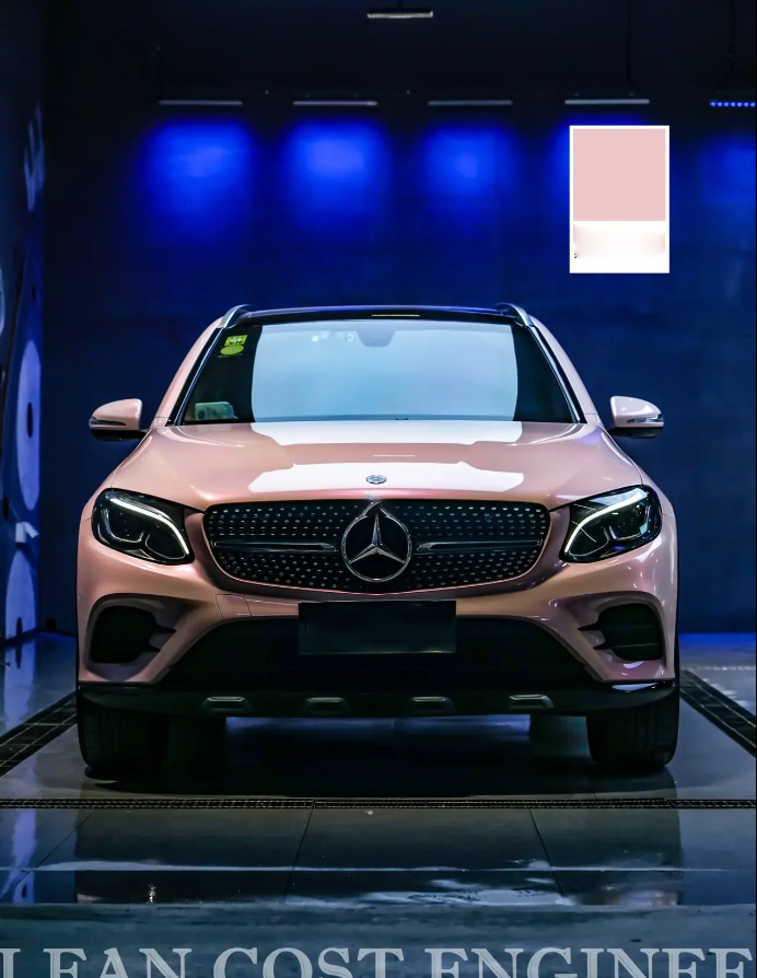 Glossy Twin Magic Pink Vinyl Car Wrap K-1705