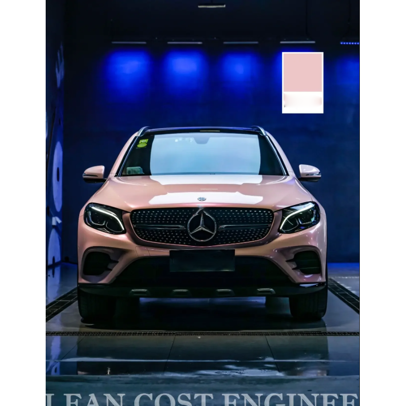 Glossy Twin Magic Pink Vinyl Car Wrap K-1705