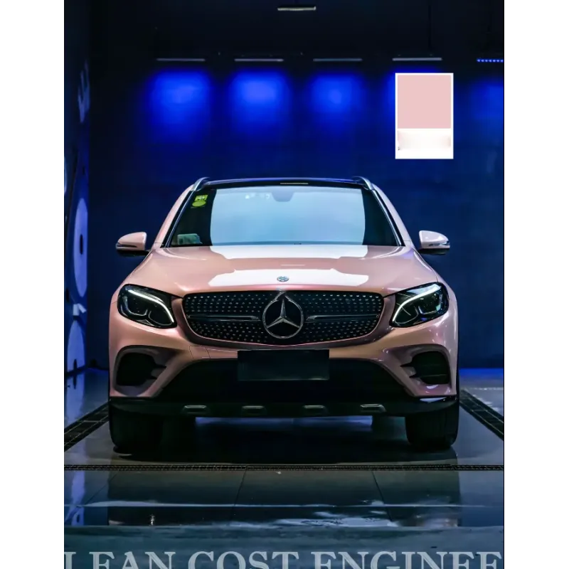 Glossy Twin Magic Pink Vinyl Car Wrap K-1705