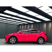 Glossy Fluorescencet Pink Vinyl Car Wrap K-8004