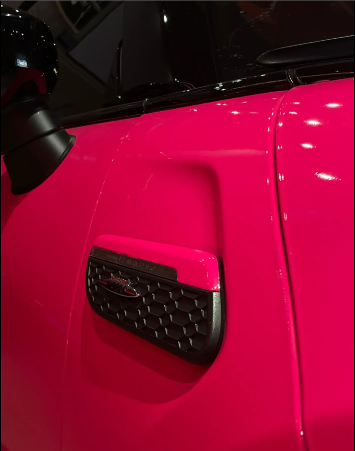 Glossy Fluorescencet Pink Vinyl Car Wrap K-8004