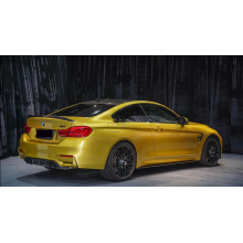 BMW M4 Paint Lemon Yellow Vinyl Car Wrap  K-6028