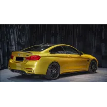 BMW M4 Paint Lemon Yellow Vinyl Car Wrap  K-6028