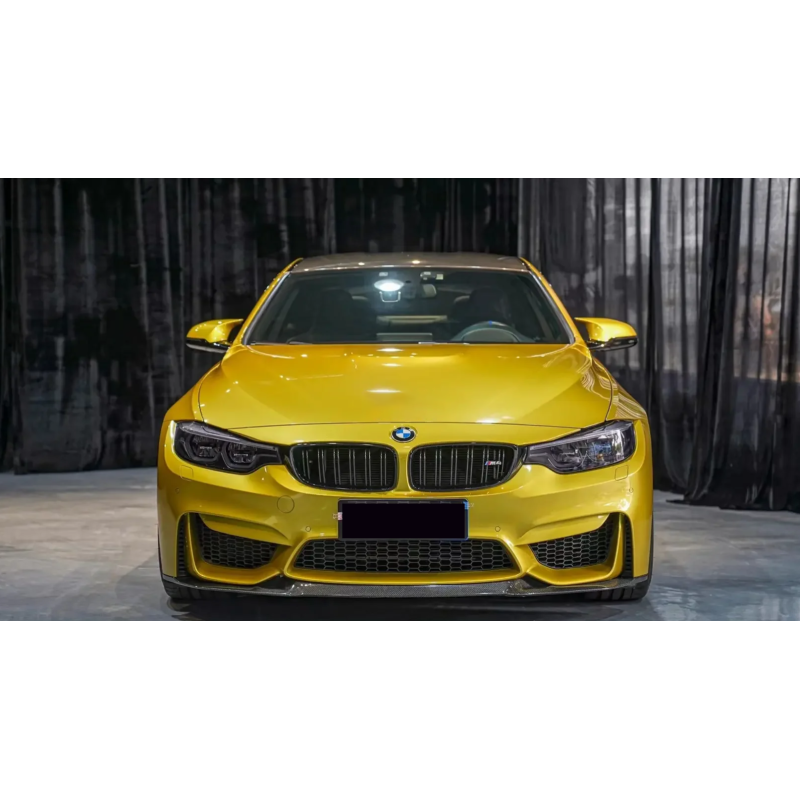 BMW M4 Paint Lemon Yellow Vinyl Car Wrap  K-6028