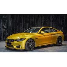 BMW M4 Paint Lemon Yellow Vinyl Car Wrap  K-6028