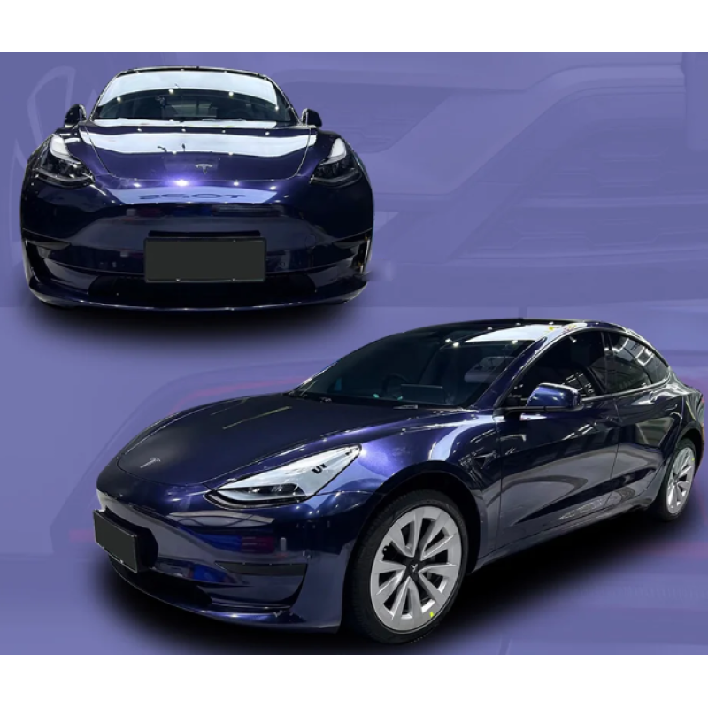 Sapphire Blue Vinyl Car Wrap K-1222