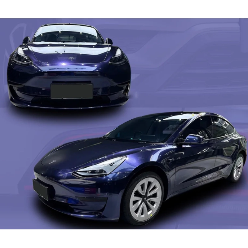 Sapphire Blue Vinyl Car Wrap K-1222 02