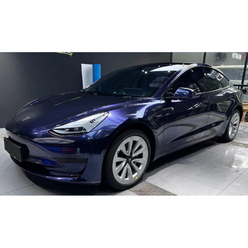 Sapphire Blue Vinyl Car Wrap K-1222