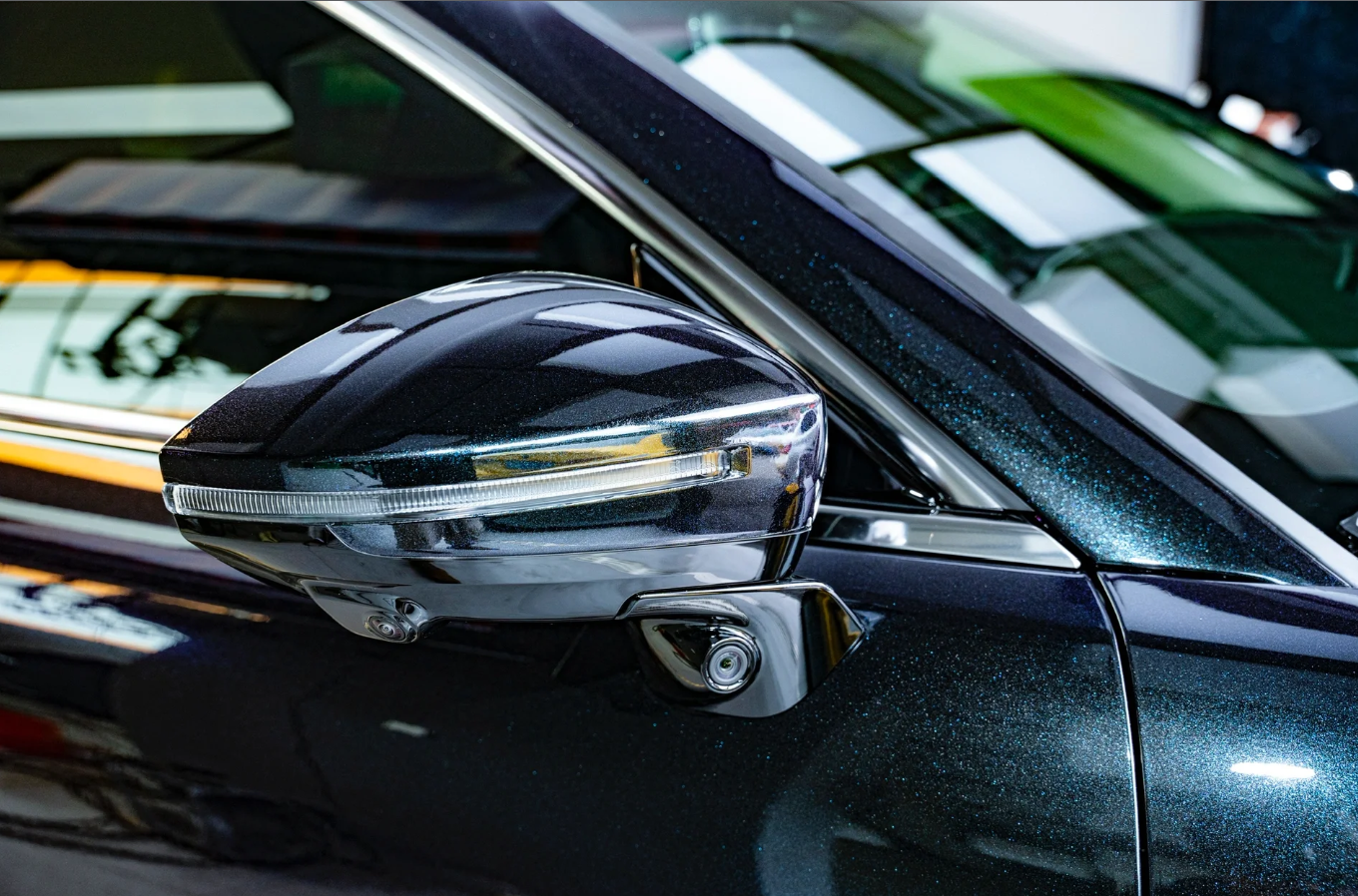 Sapphire Blue Vinyl Car Wrap K-1222