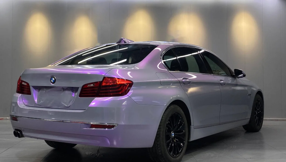 Twin Grey Purple Vinyl Car Wrap K-S2003