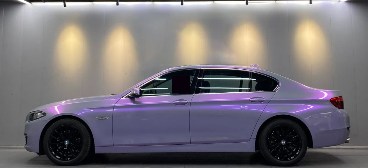 Twin Grey Purple Vinyl Car Wrap K-S2003