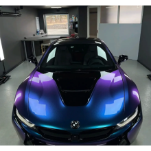 Matte Diamond Purple Blue Vinyl Car Wrap K-4015