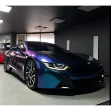 Matte Diamond Purple Blue Vinyl Car Wrap K-4015