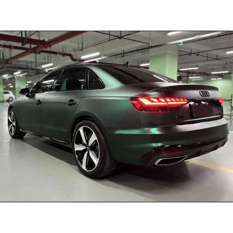 Ultra-Matte Diamond Green Vinyl Car Wrap K-1032