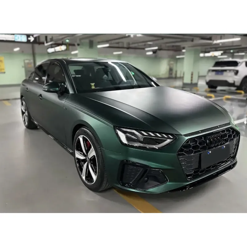 Ultra-Matte Diamond Green Vinyl Car Wrap K-1032