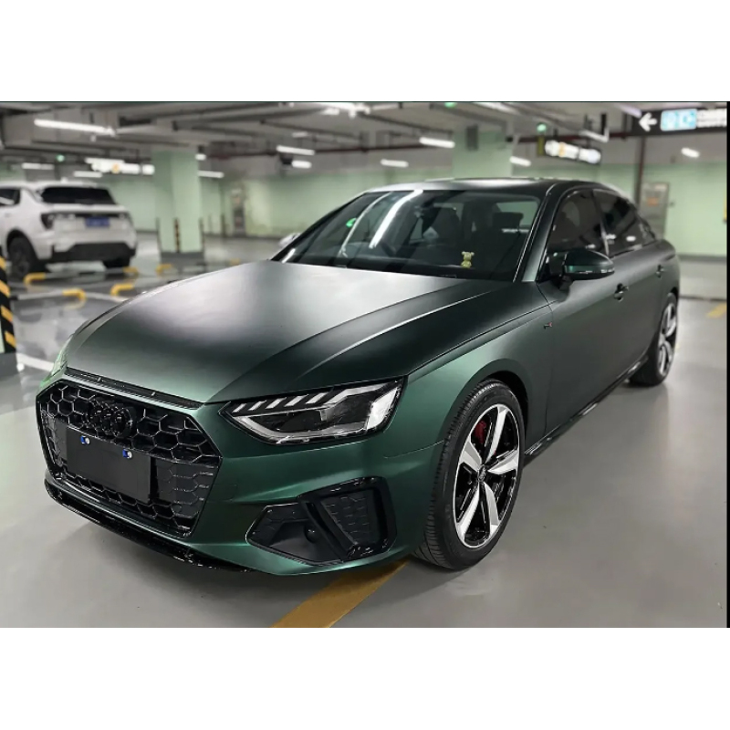 Ultra-Matte Diamond Green Vinyl Car Wrap K-1032 02