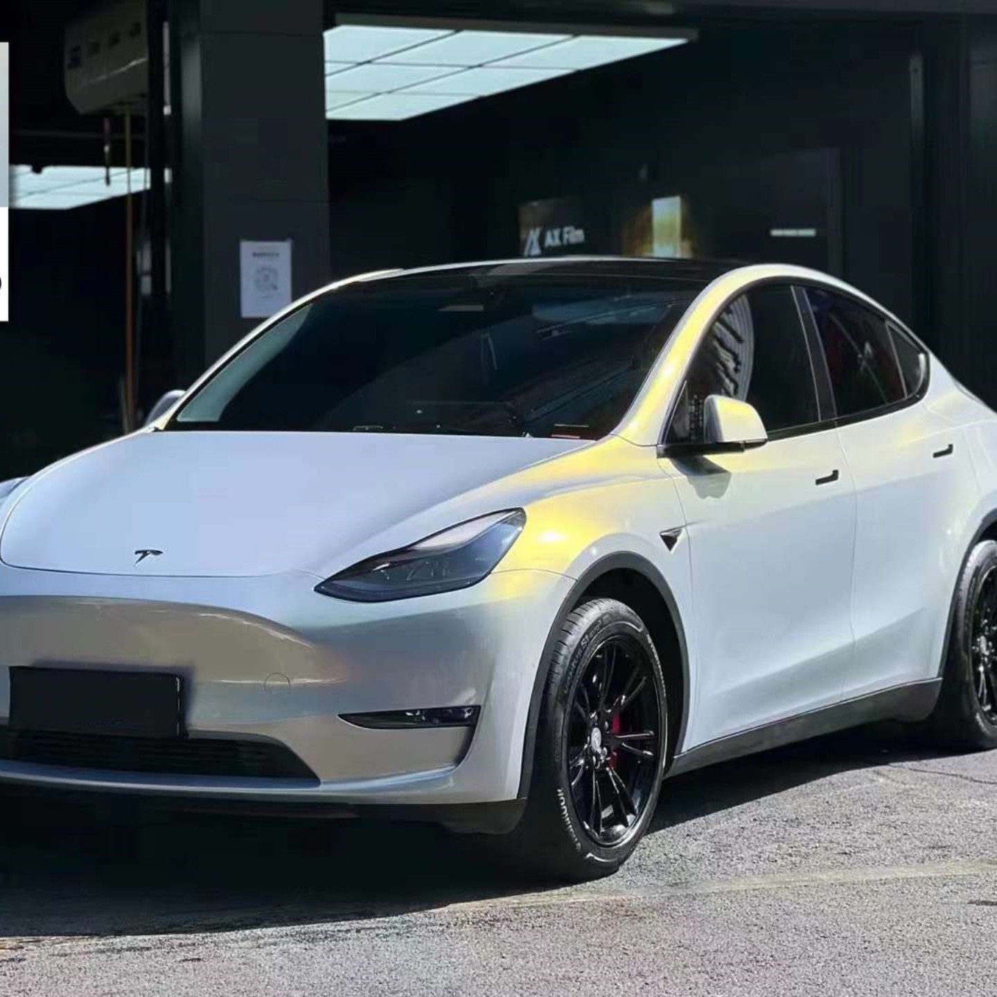 Glossy Magic Gold Blue Vinyl Car Wrap K-1001