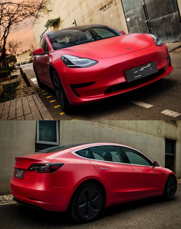 Pure Metal Red Vinyl Car Wrap K-9213