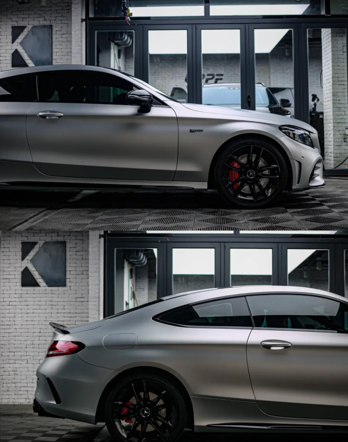 Ultimate Flat Silver Vinyl Car Wrap K-2012