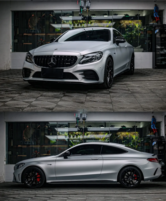 Ultimate Flat Silver Vinyl Car Wrap K-2012