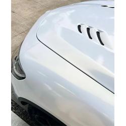 Glossy Diamond Gold White Vinyl Car Wrap K-4020 review Alan 02