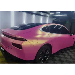 Matte Diamond Gold Pink Vinyl Car Wrap K-4003 review zasdeece