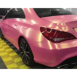 Matte Diamond Gold Pink Vinyl Car Wrap K-4003 review edrgty 01
