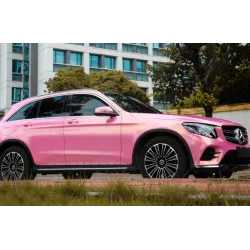 Matte Diamond Gold Pink Vinyl Car Wrap K-4003 review nynuko