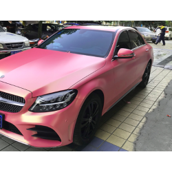 Matte Diamond Gold Pink Vinyl Car Wrap K-4003 review muuko 01
