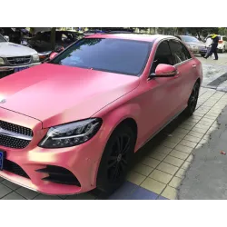 Matte Diamond Gold Pink Vinyl Car Wrap K-4003 review muuko 01
