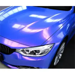Glossy Diamond Blue Red Vinyl Car Wrap K-4002 review udty
