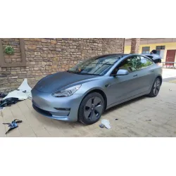 Matte Grey Blue Vinyl Car Wrap K-1203 review dyuj