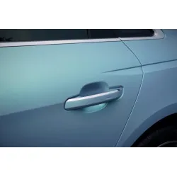 Matte Gold Blue Vinyl Car Wrap K-1201 review fyui