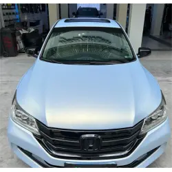 Matte Gold Blue Vinyl Car Wrap K-1201 review euri